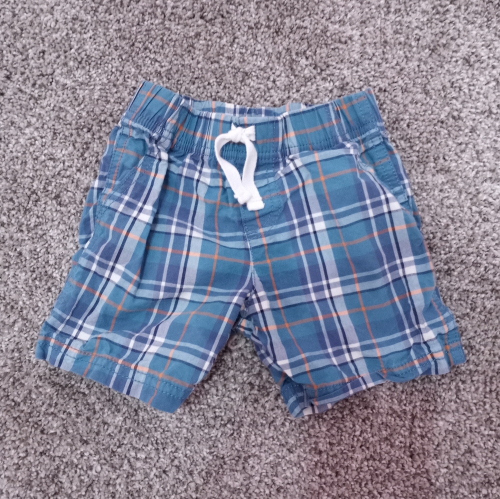 18m Boys Plaid Shorts